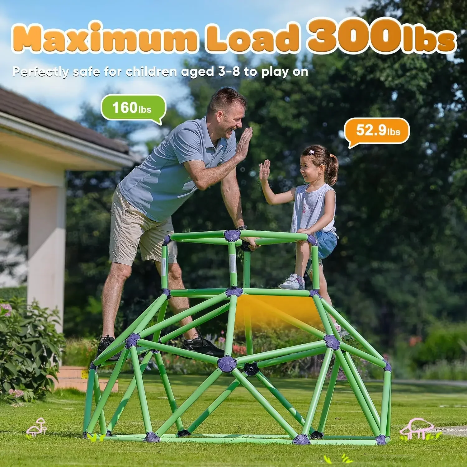 Zupapa Monkey Bars Climbing Do - Kids Outdoor Climbing Dome ulasan dan harga