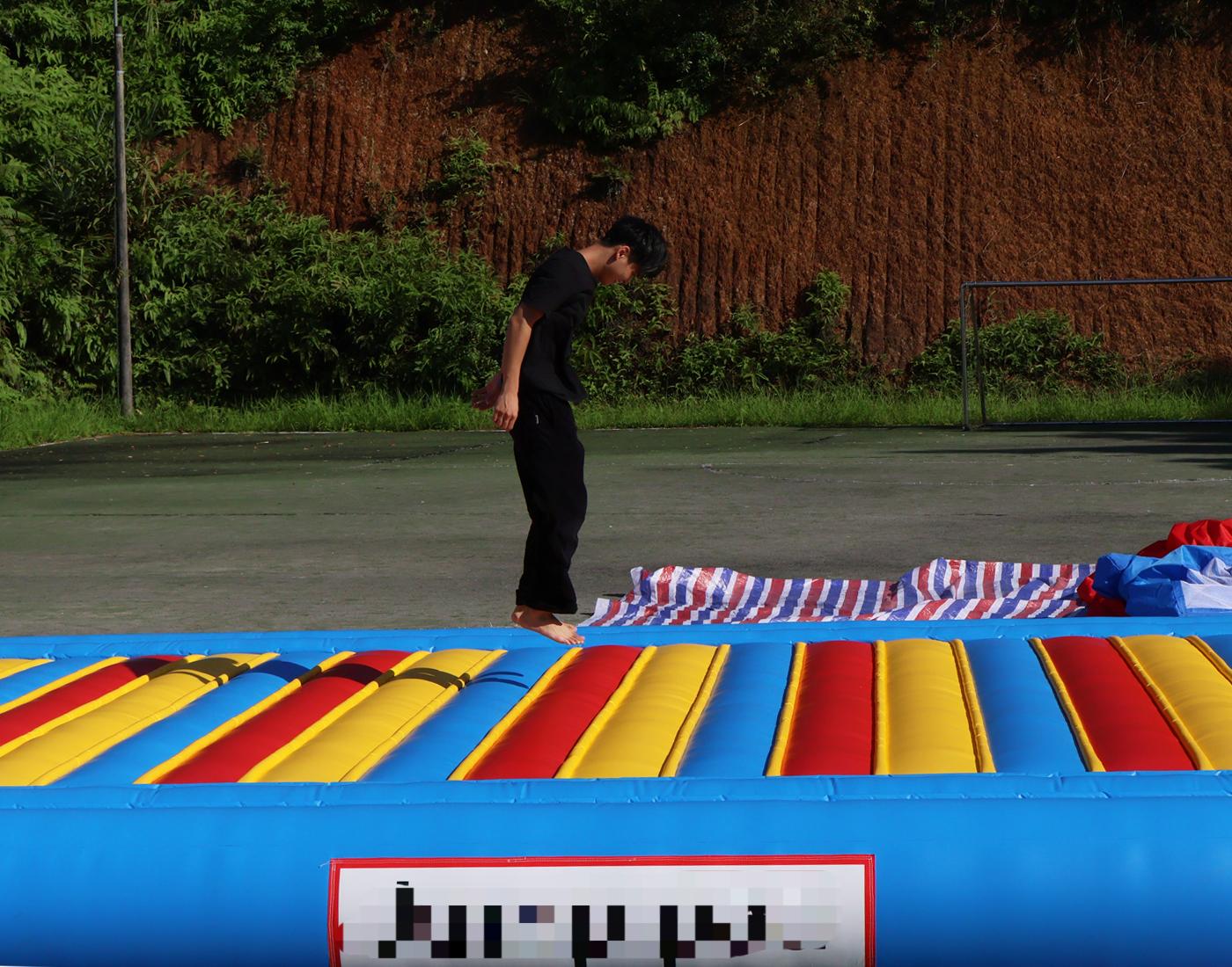 Inflatable Bounce Pad for Gym  - Kids Outdoor Jump House ulasan dan harga