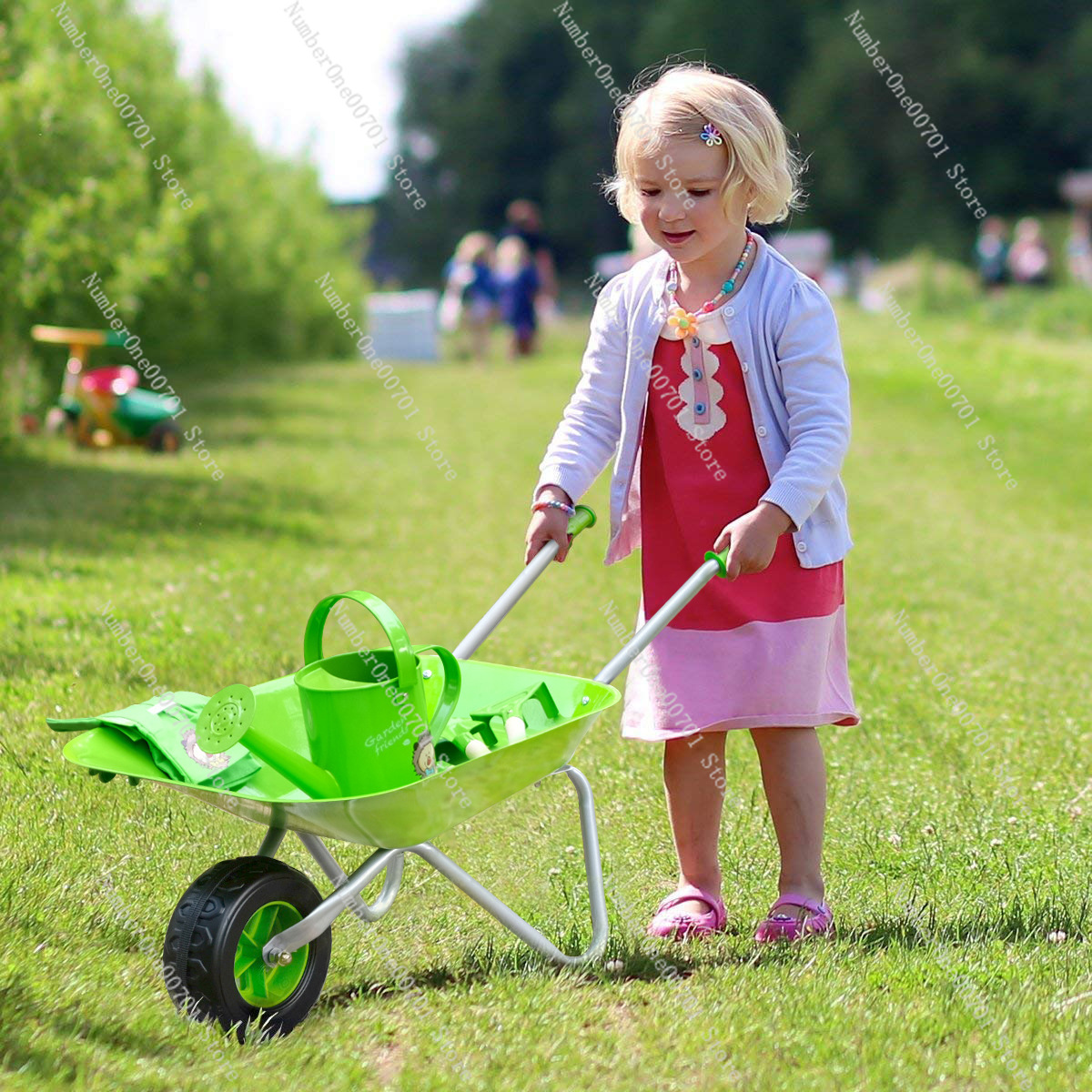 Kids Outdoor Wheelbarrow, Gree - Kids Outdoor Activities ulasan dan harga