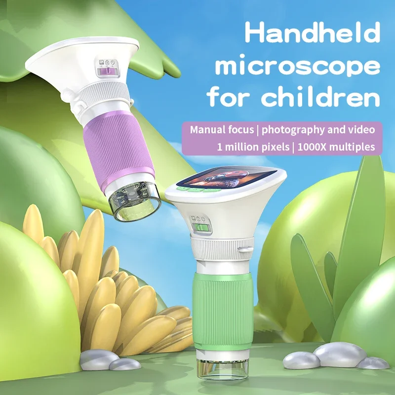 Kids Handheld Microscope with  - Kids Outdoor Microscope ulasan dan harga