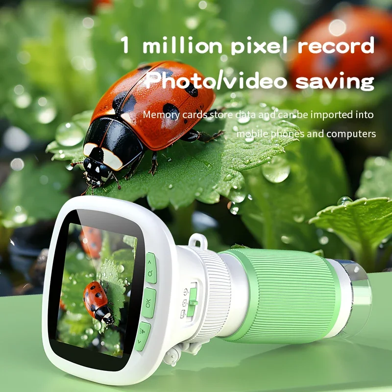 Kids Handheld Microscope with  - Kids Outdoor Microscope ulasan dan harga