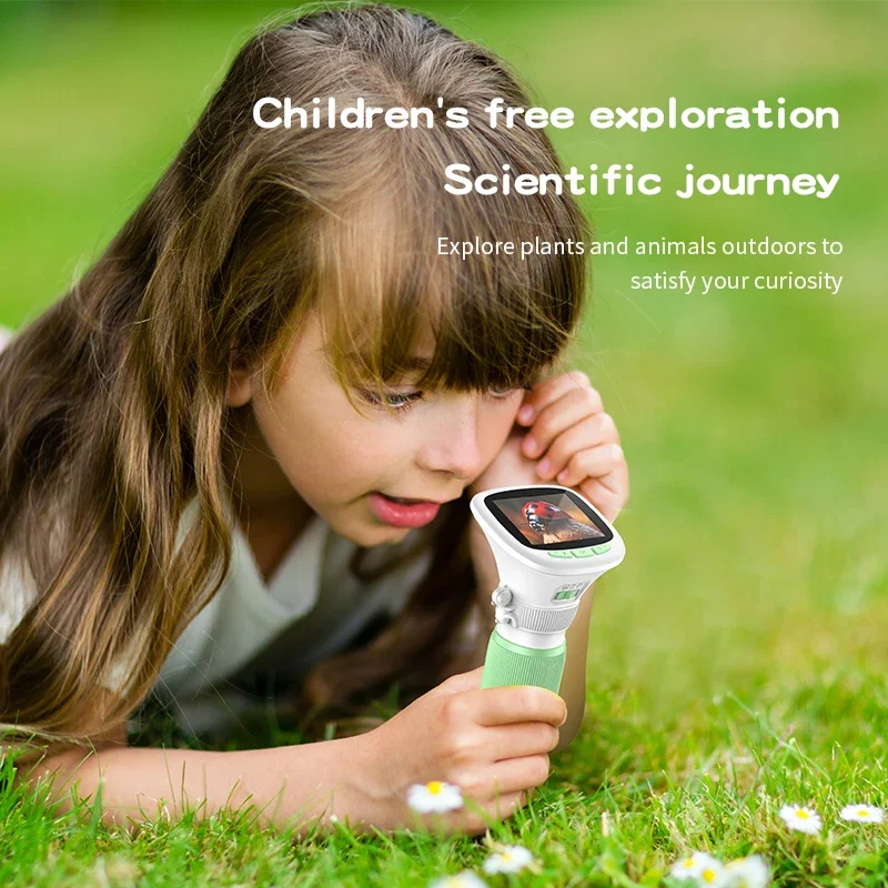 Kids Handheld Microscope with  - Kids Outdoor Microscope ulasan dan harga