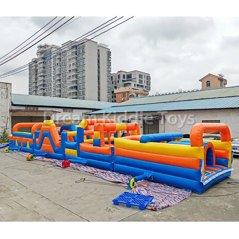 Giant PVC Inflatable Obstacle  - Kids Outdoor Obstacle Course Equipment ulasan dan harga