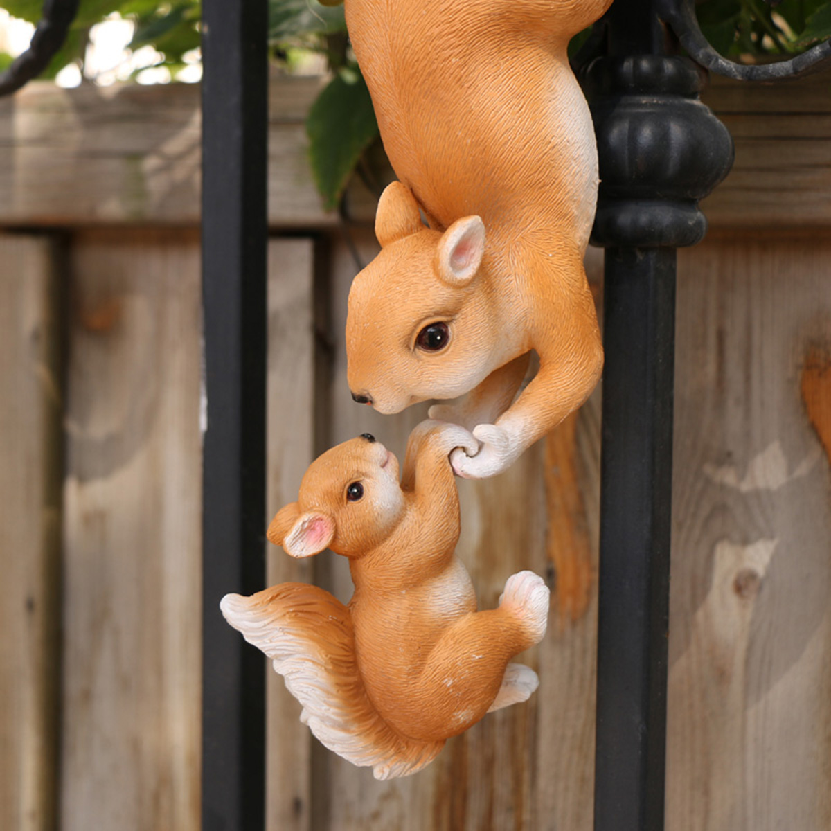 Mother Child Squirrel Resin Ha - Kids Outdoor Swing Set ulasan dan harga