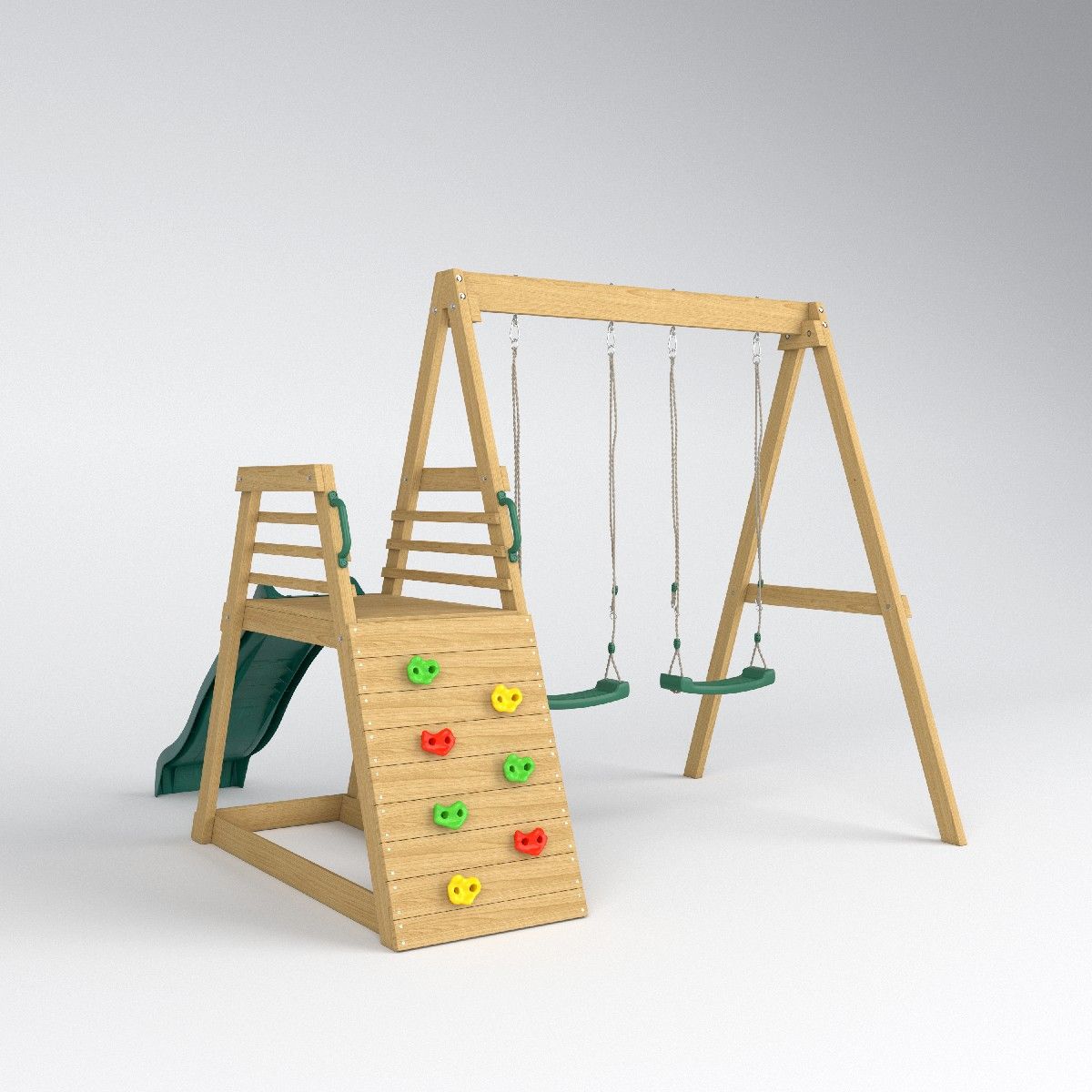 2026 Jungle Gym Slide Swing Ga - Kids Outdoor Swing Set ulasan dan harga