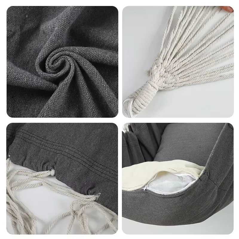 Canvas Hammock Swing Chair wit - Kids Outdoor Garden ulasan dan harga