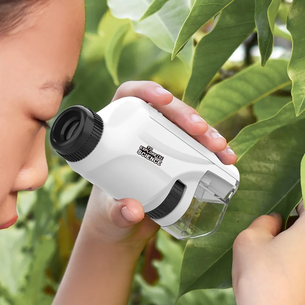 Handheld Pocket Microscope 60X - Kids Outdoor Microscope ulasan dan harga