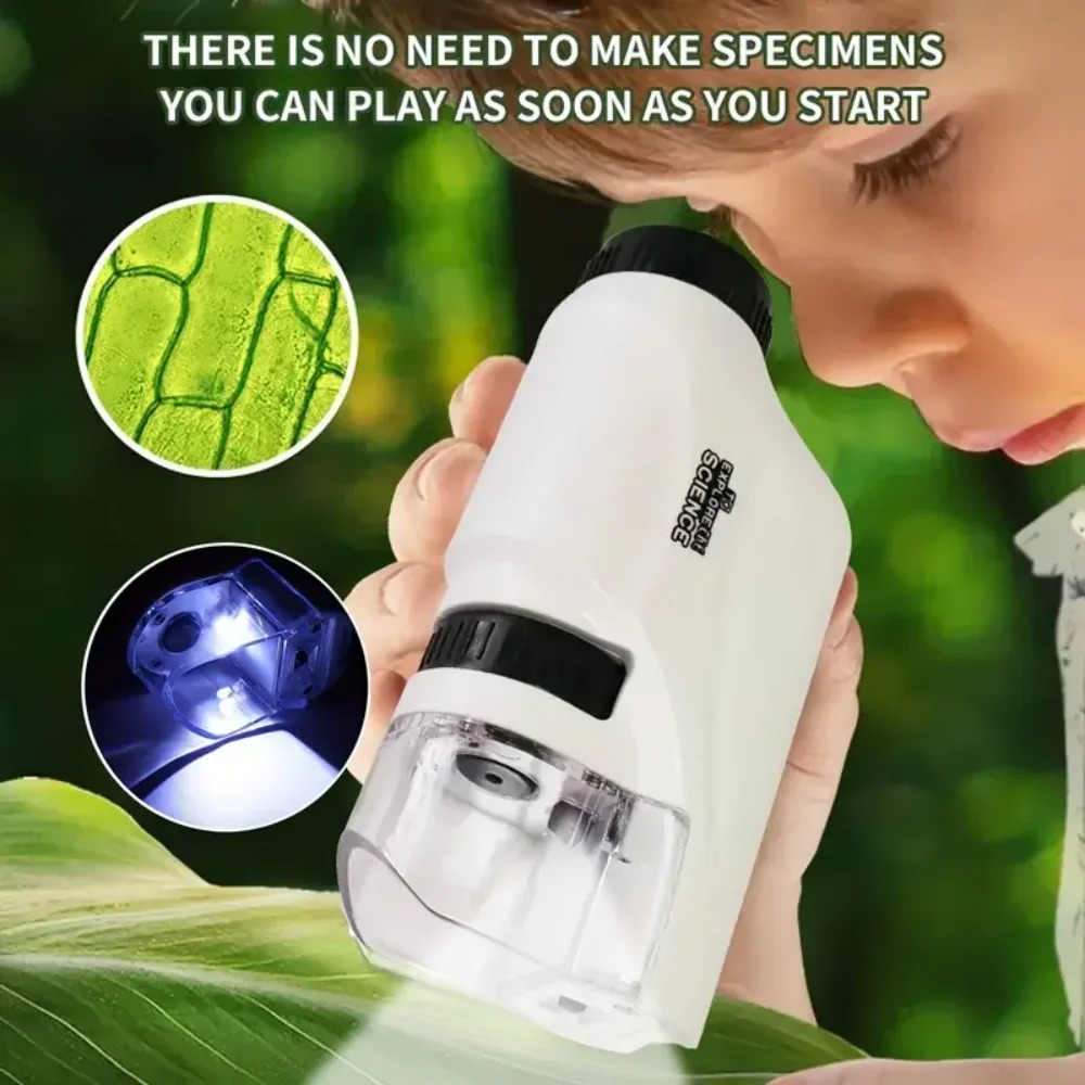 Handheld Pocket Microscope 60X - Kids Outdoor Microscope ulasan dan harga