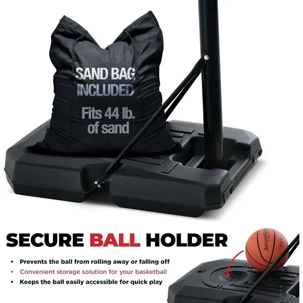 Adjustable 44 Shatterproof Bas - Basketball Hoop Outdoor ulasan dan harga