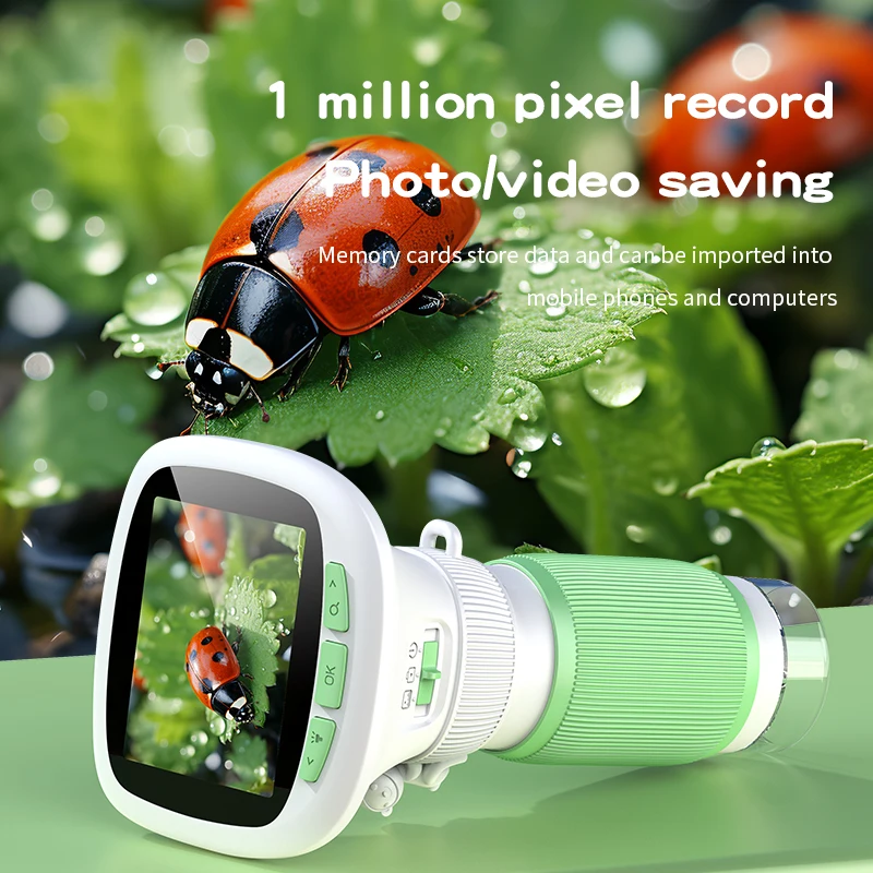 Kids Handheld Microscope with  - Kids Outdoor Microscope ulasan dan harga
