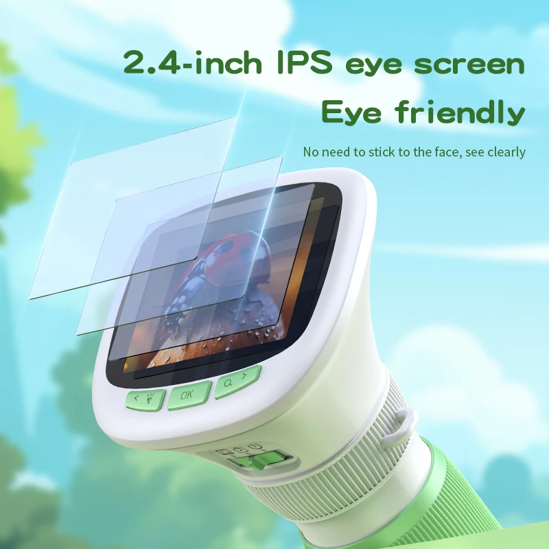 Kids Handheld Microscope with  - Kids Outdoor Microscope ulasan dan harga