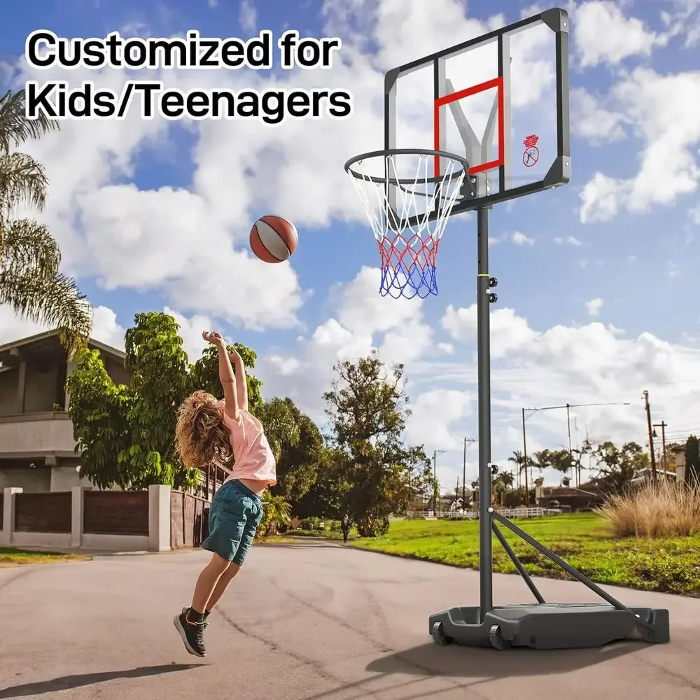 Adjustable Height Portable Bas - Basketball Hoop Outdoor ulasan dan harga