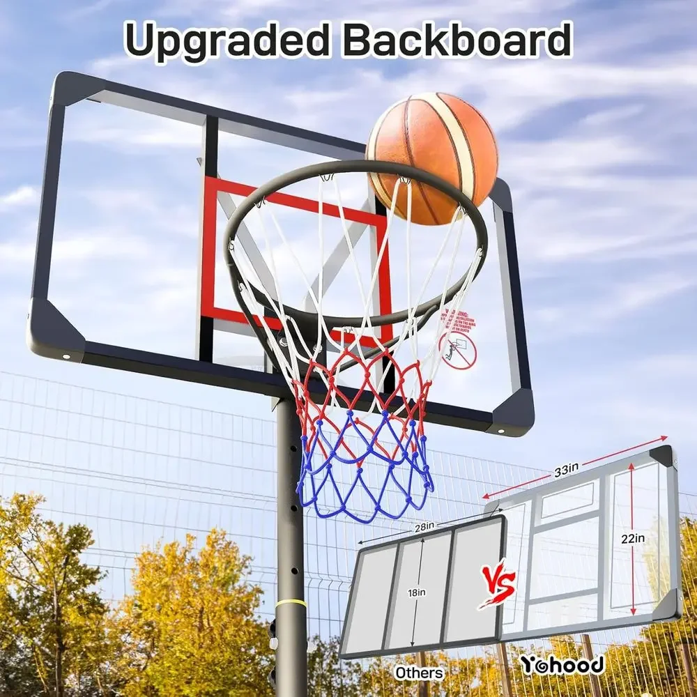 Adjustable Height Portable Bas - Basketball Hoop Outdoor ulasan dan harga