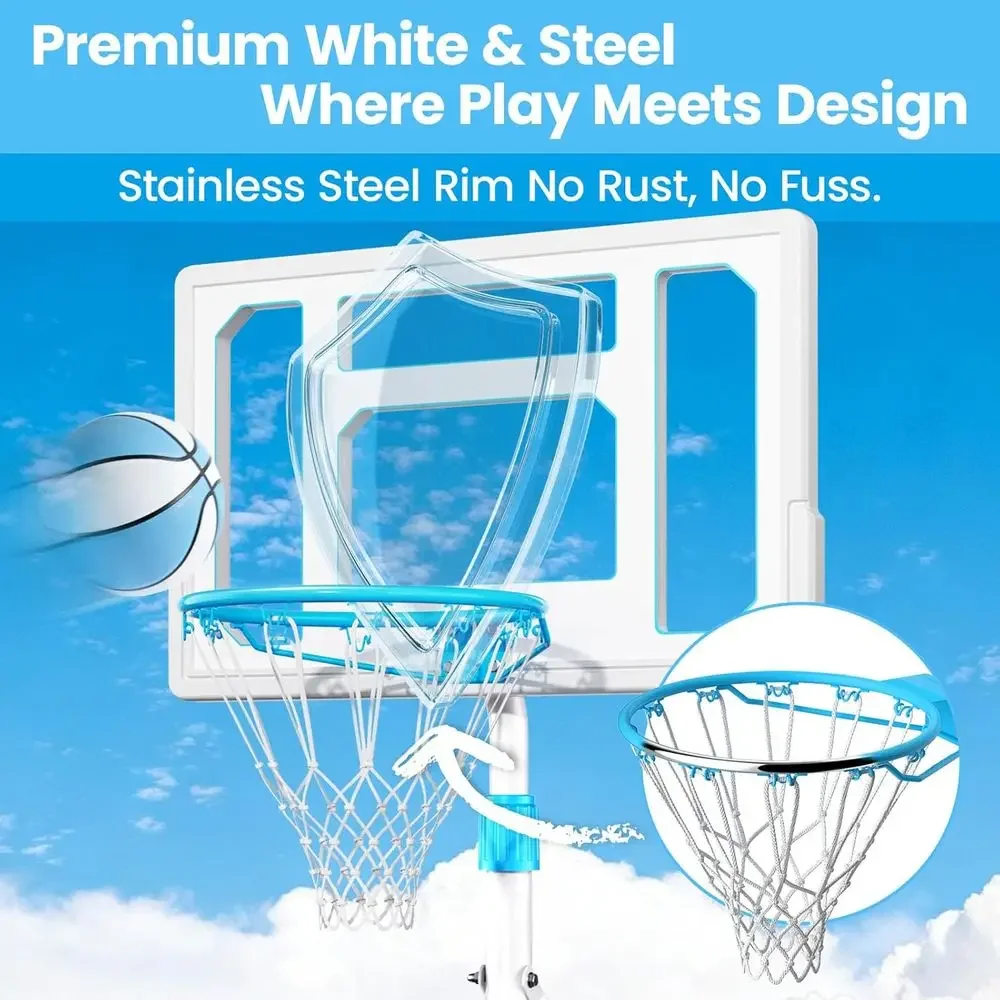 Portable 32 Swimming Pool Bask - Basketball Hoop Outdoor ulasan dan harga