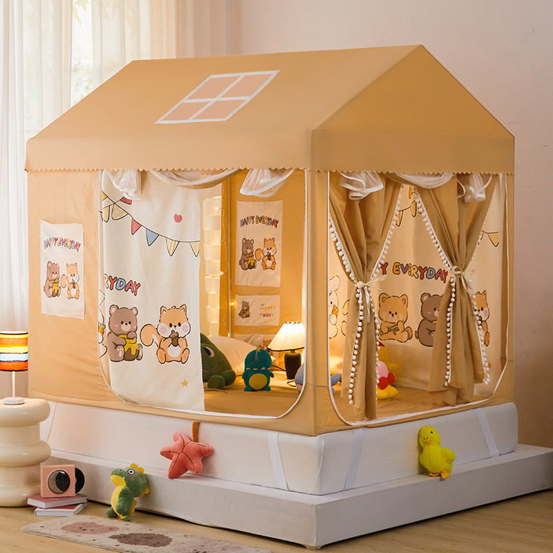 Cartoon House A-Class Anti-Bac - Kids Outdoor Yurt ulasan dan harga