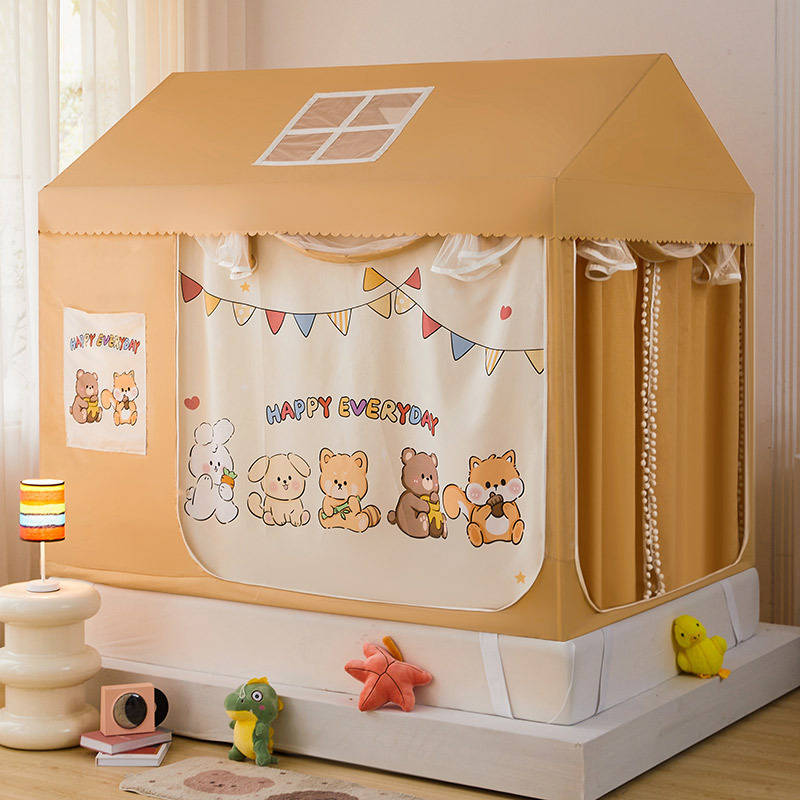 Cartoon House A-Class Anti-Bac - Kids Outdoor Yurt ulasan dan harga