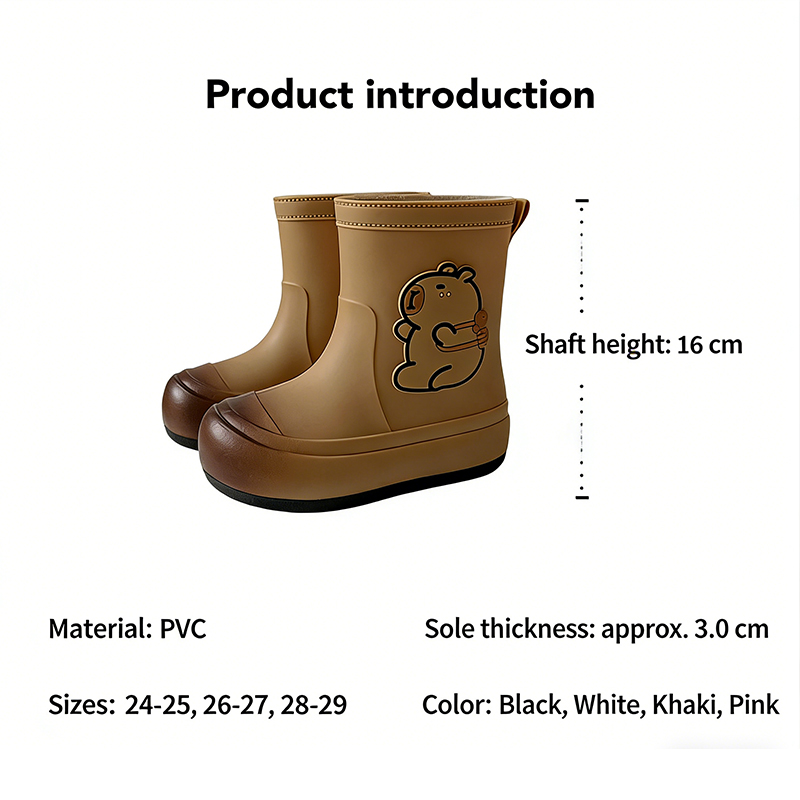 Kids Rain Boots Cartoon Waterp - Kids Outdoor Boots ulasan dan harga