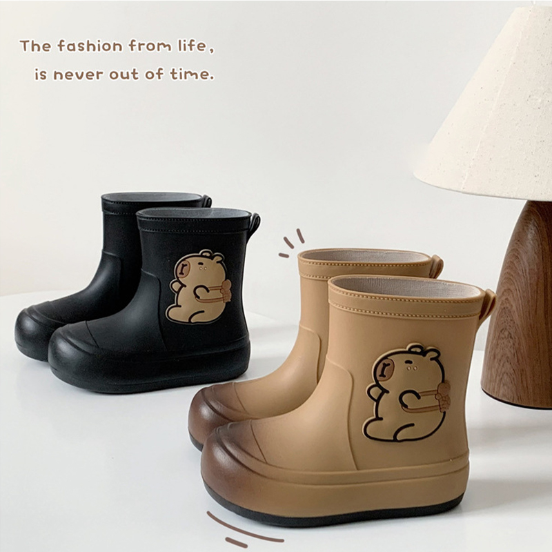 Kids Rain Boots Cartoon Waterp - Kids Outdoor Boots ulasan dan harga